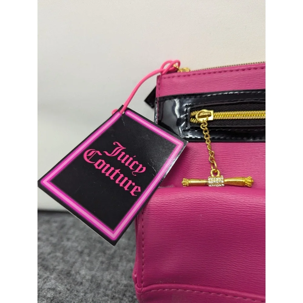 VTG Juicy Couture‎ Clutch Bag Pink with Perfume Sample New with Tags Deadstock